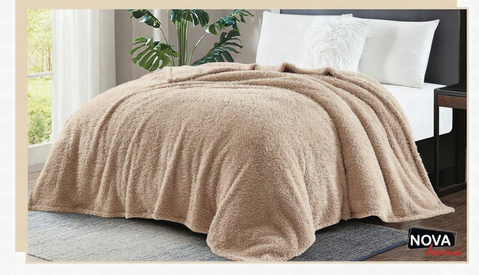 Fluffy — Taupe