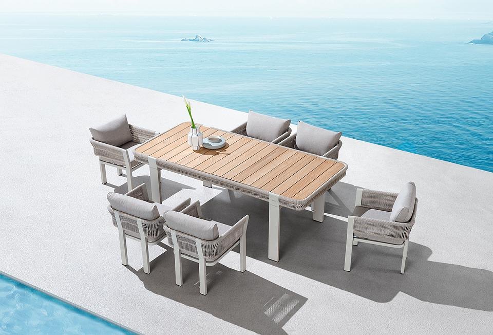Borromeo Dining Set — Beige