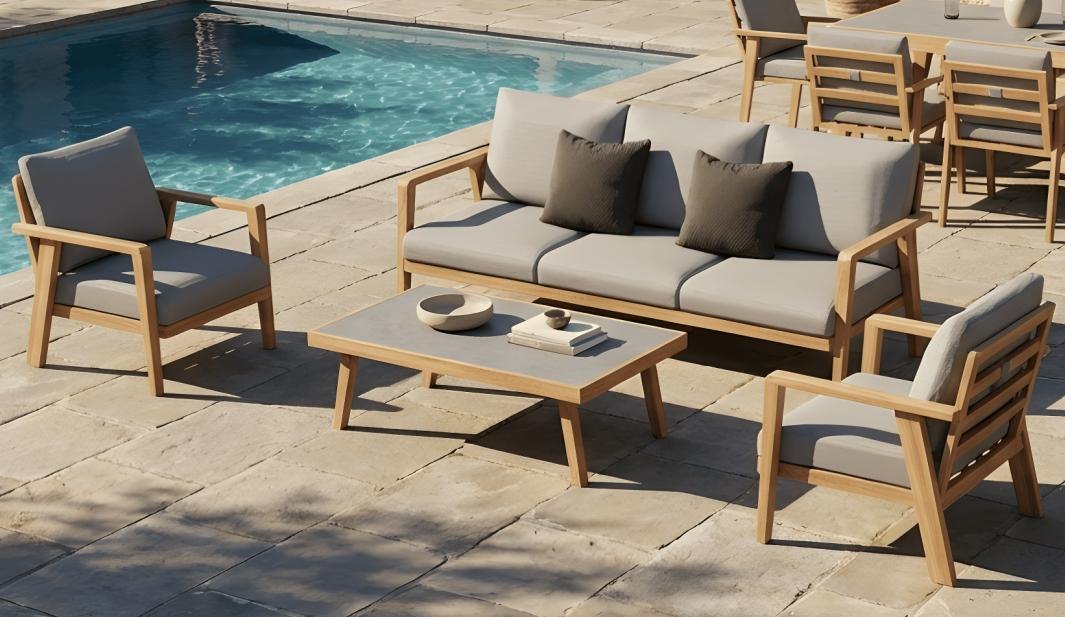 Emoti 2.0 Sofa Set — Aluminum Wood