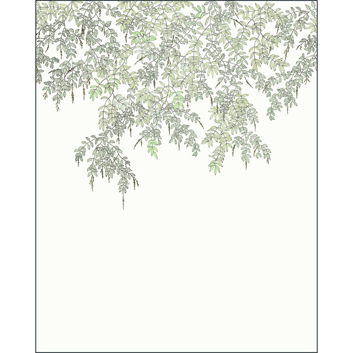 Art Of Botany Mural — Ivory