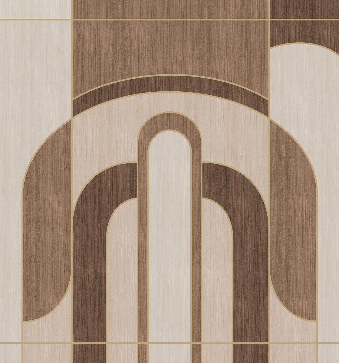 Panoramas 5 Mural — Taupe
