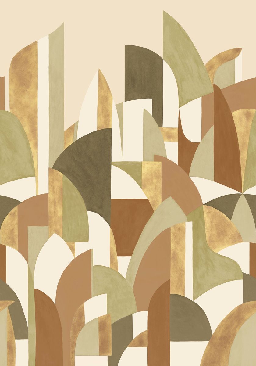 Panoramas 4 Mural — Beige