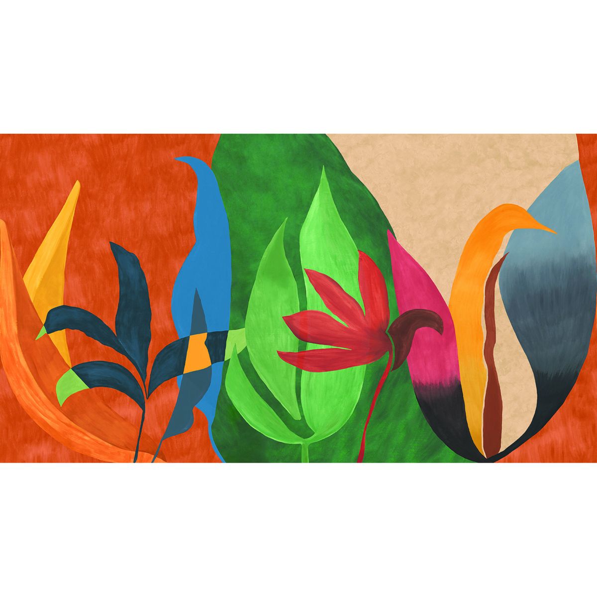 Casa Azul Mural — Olive