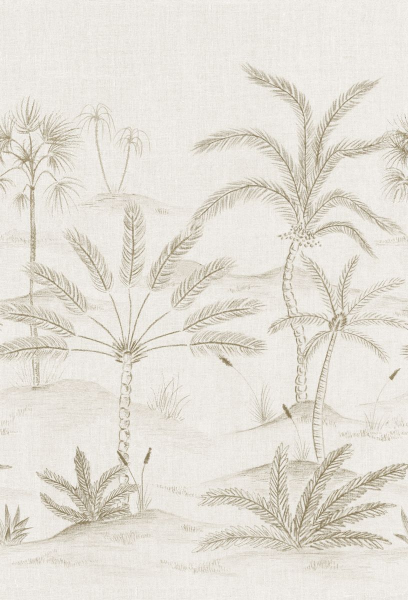 Racines Mural — Linen