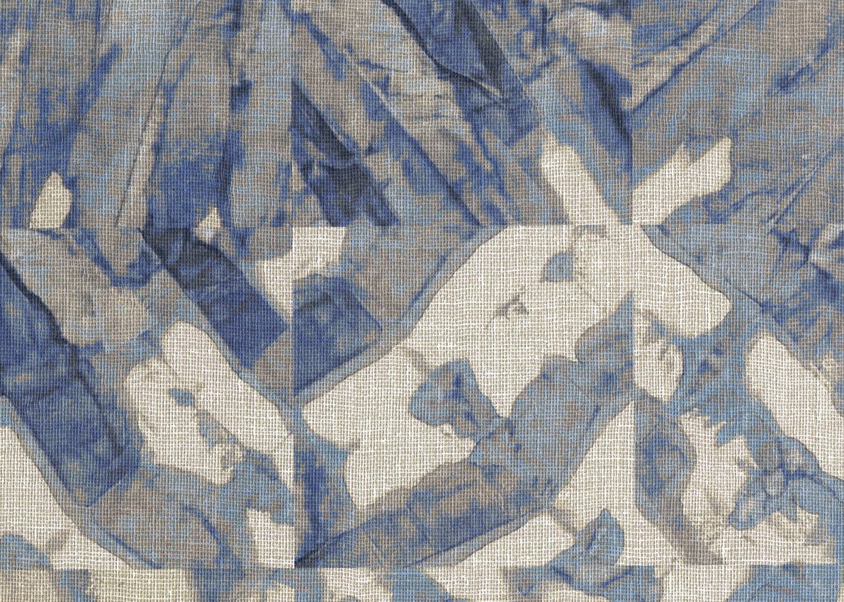 Shibori Mural — Grey