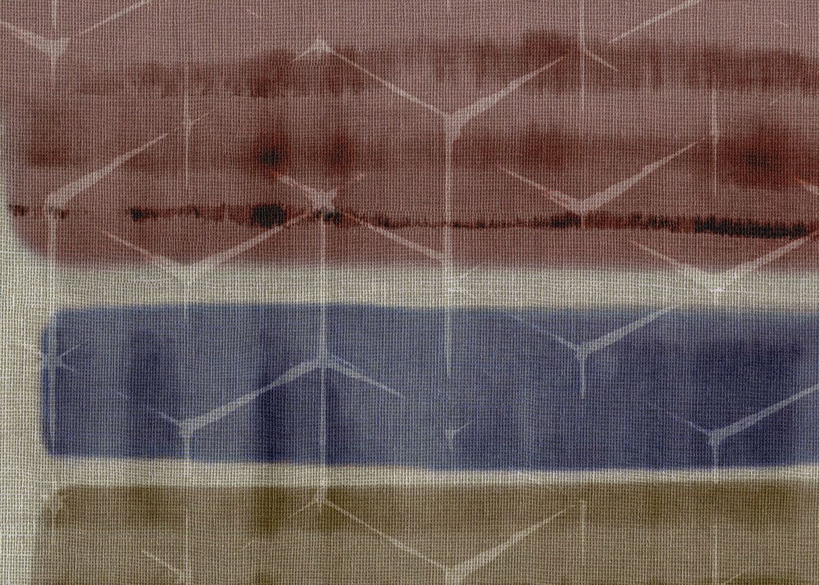 Shibori Mural — Graphite